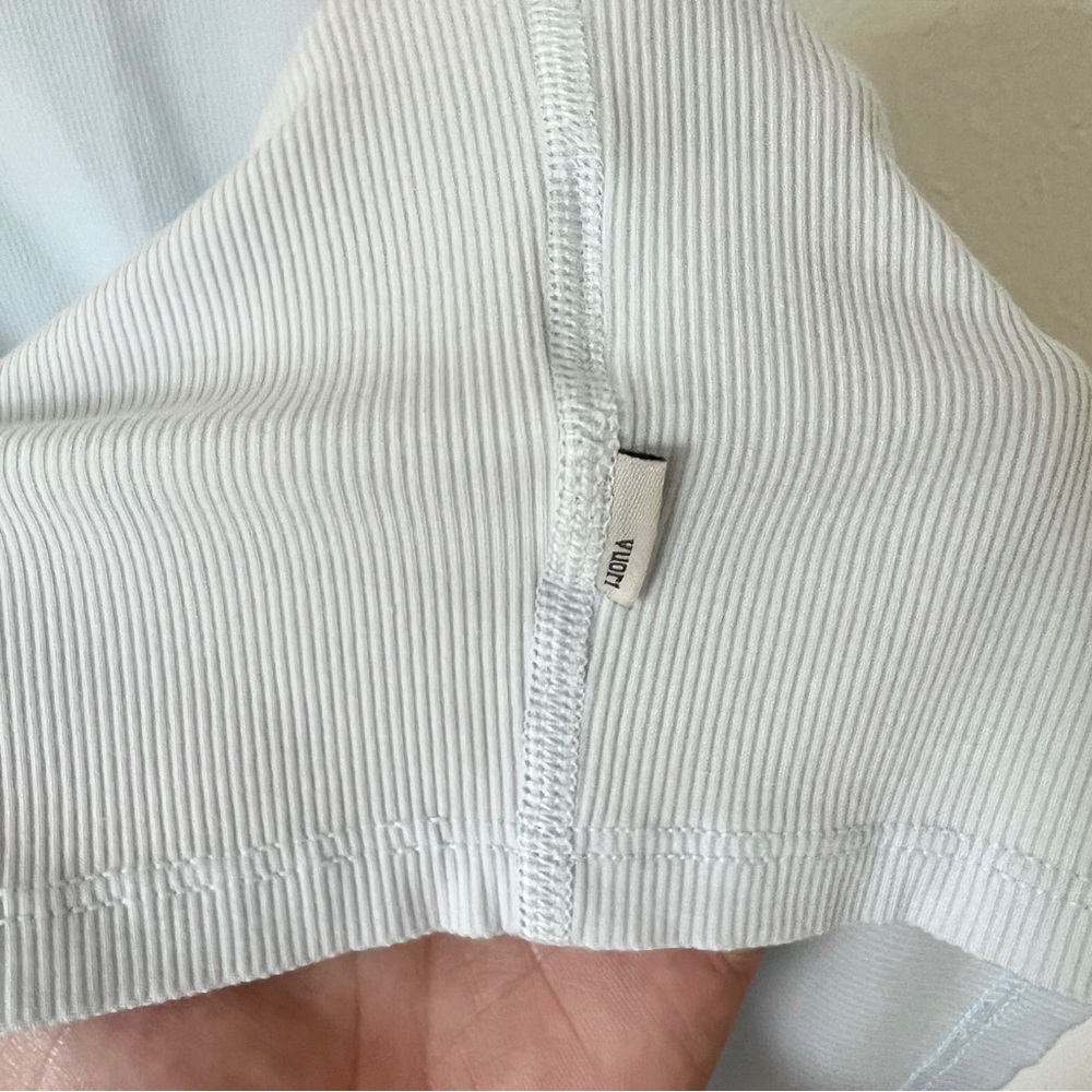 Vuori Pose Cardigan Tank in Light Mist - Picture 7 of 11